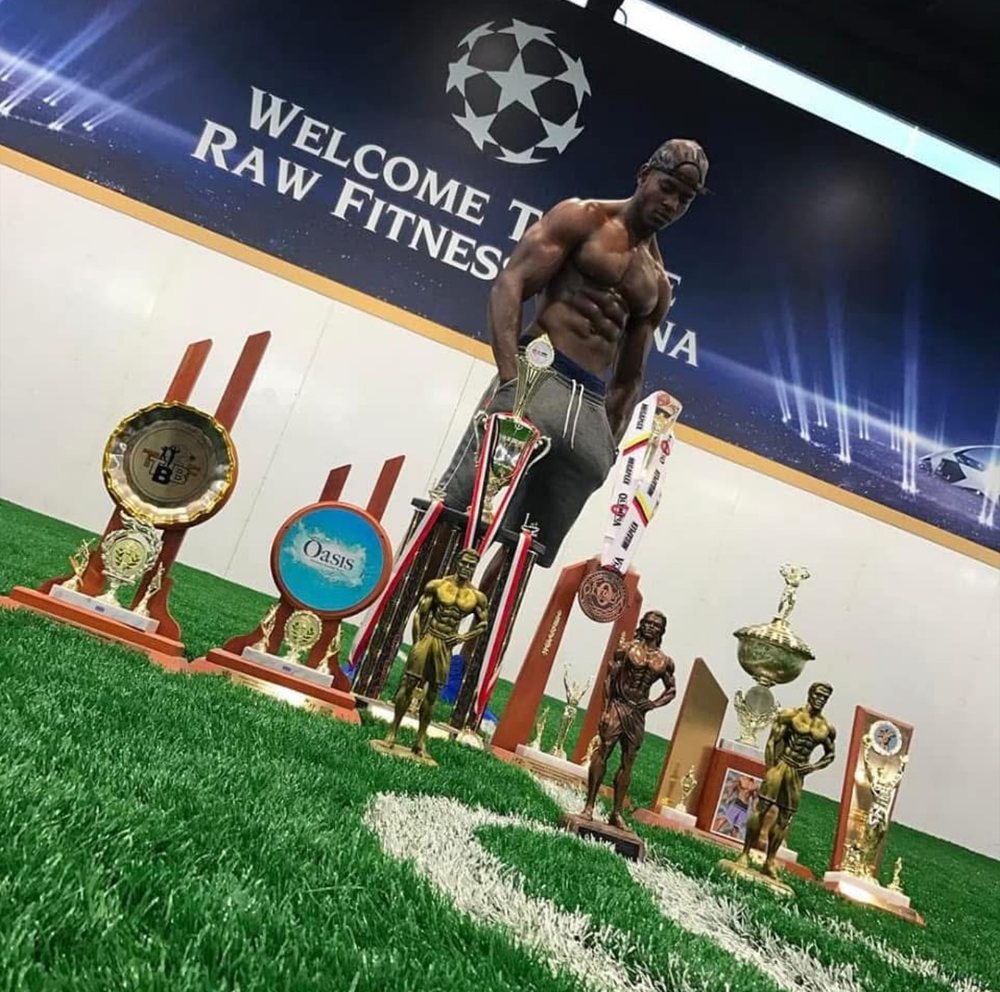 Kenny Lindsay's competition trophy collection